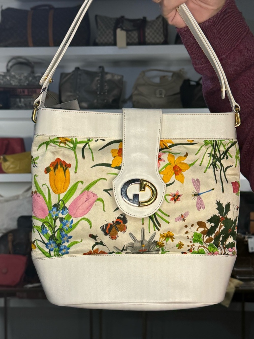GUCCI FLORAL BAG